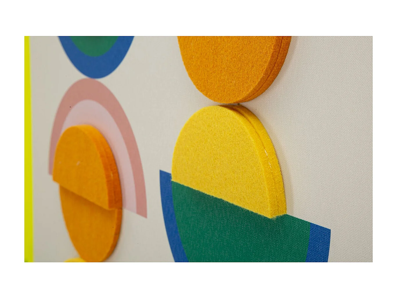 Impression sur Toile avec Cadre Psychédélique 7, Multicouleur, 50x3,3x70 cm, Seven Design