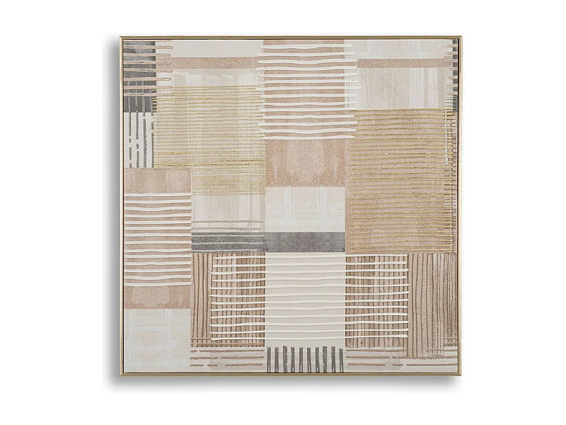 Afdrukken op Canvas met Lijst MF787, Veelkleurig, 60x3x60 cm, Epikasa