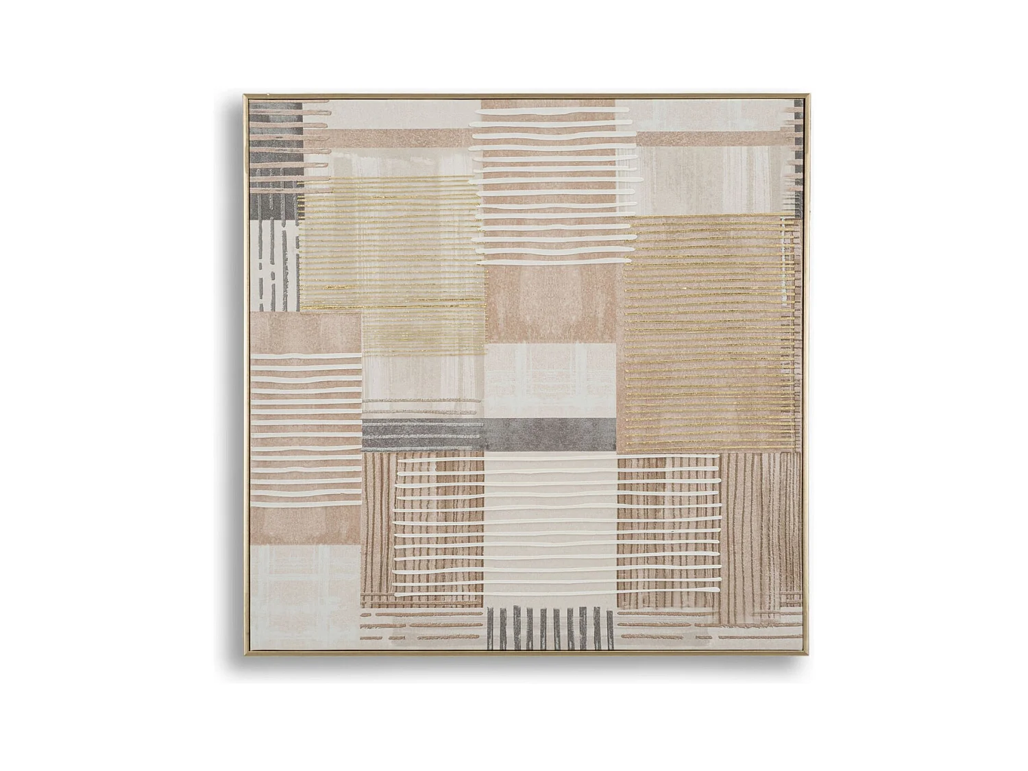 Impression sur Toile avec Cadre MF787, Multicouleur, 60x3x60 cm, Seven Design