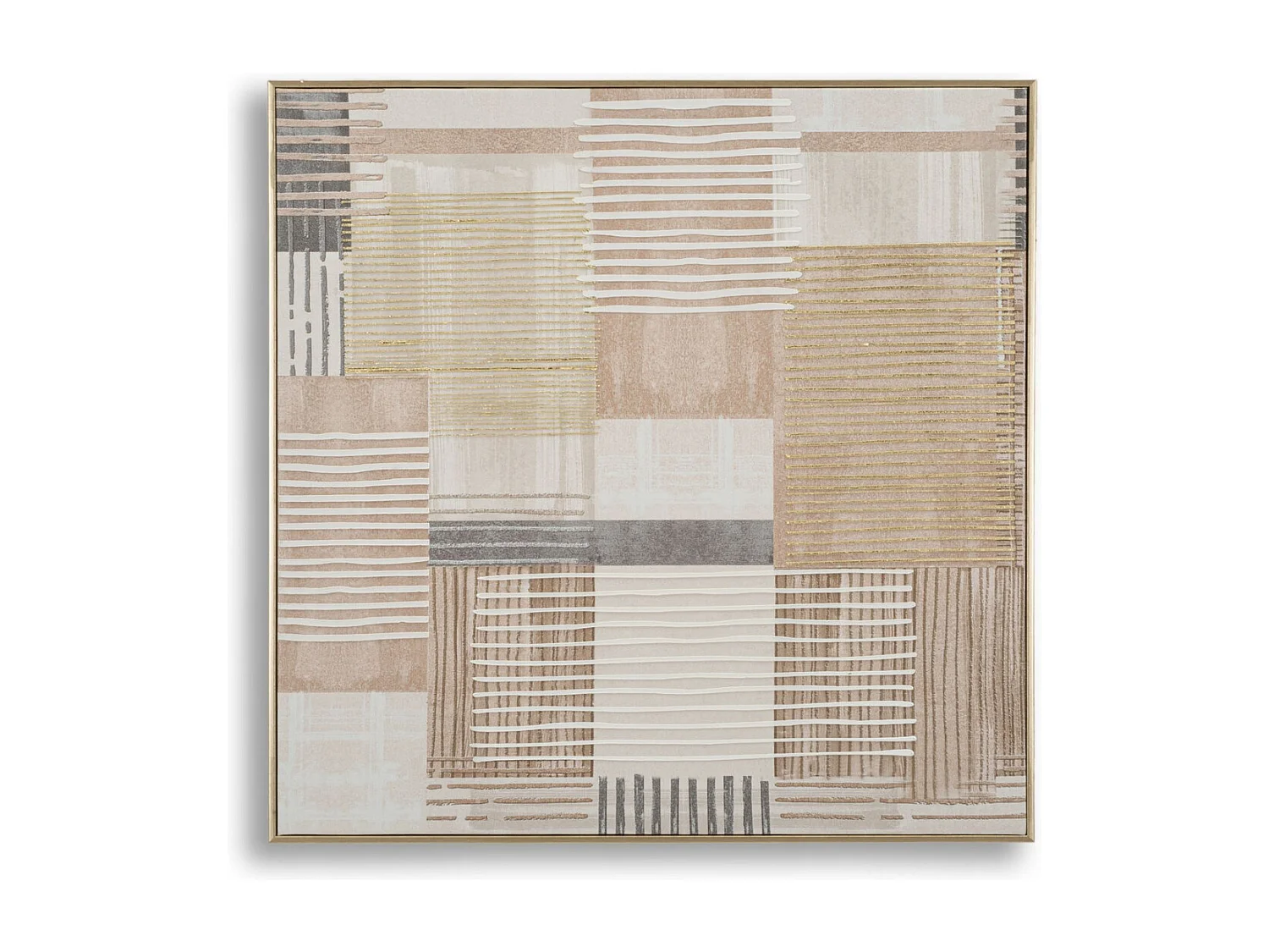 Impression sur Toile avec Cadre MF787, Multicouleur, 60x3x60 cm, Seven Design