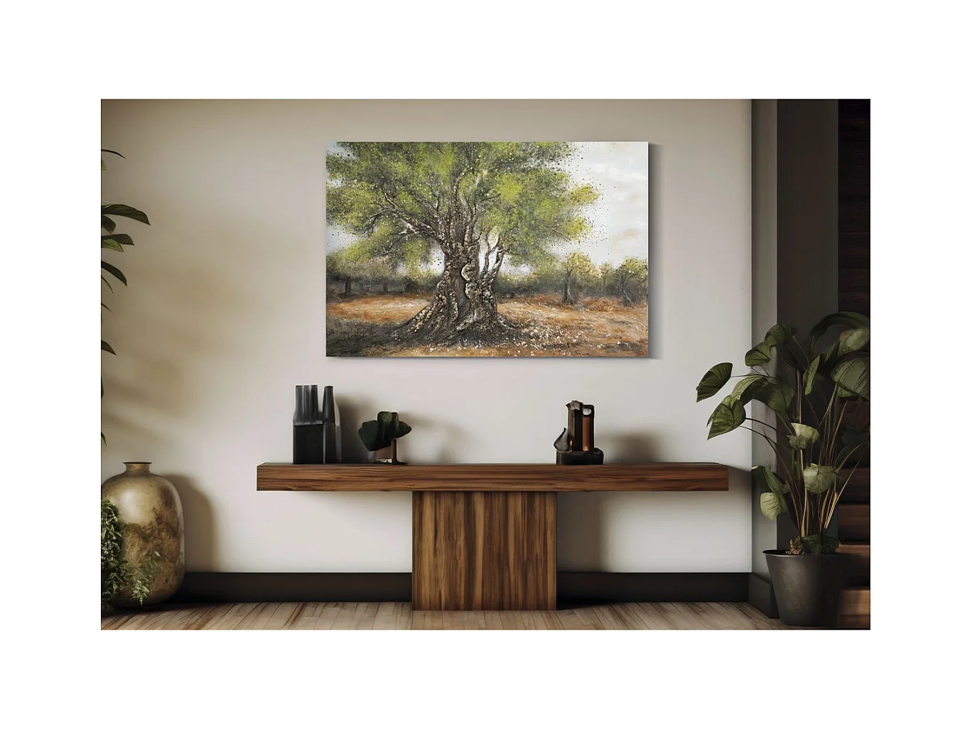 Impression sur Toile Arbre 2, Multicouleur, 120x3,8x80 cm, Epikasa