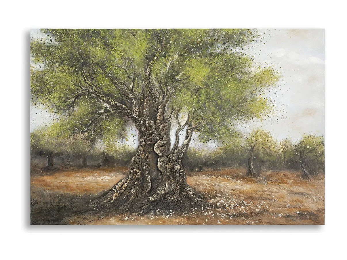 Afdrukken op Canvas Boom 2, Veelkleurig, 120x3,8x80 cm, Seven Design