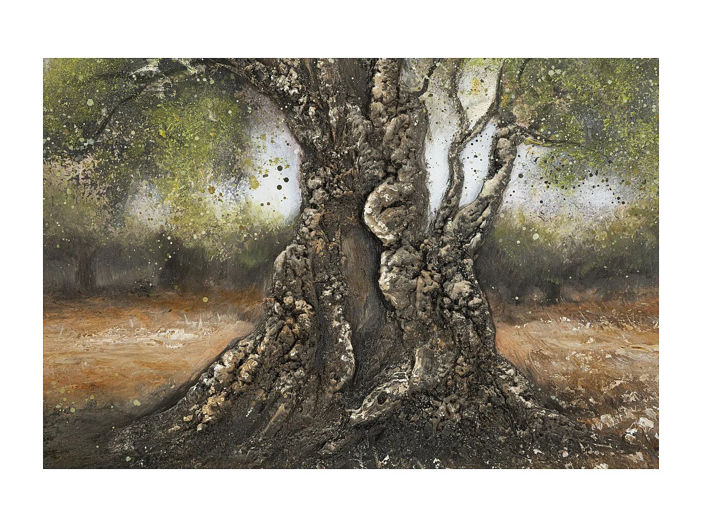 Afdrukken op Canvas Boom 2, Veelkleurig, 120x3,8x80 cm, Seven Design