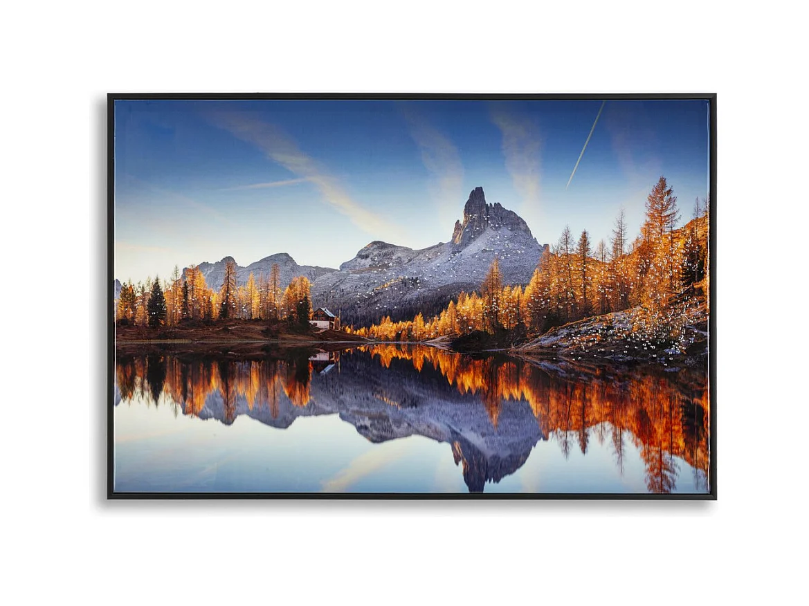 Impression sur Toile avec Cadre Alba, Multicouleur, 90x4x60 cm, Seven Design