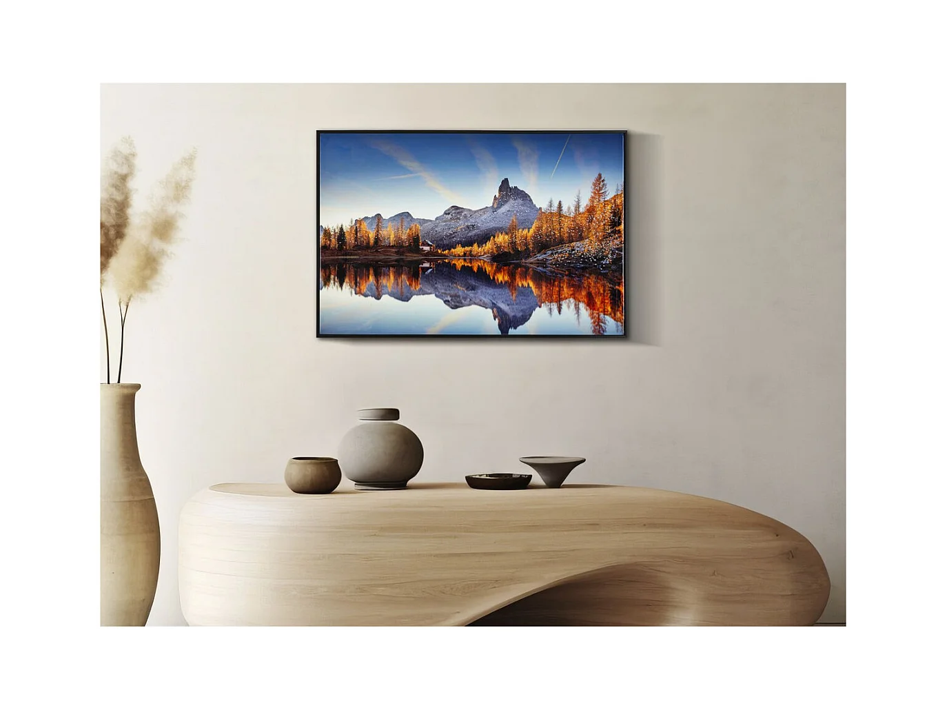 Impression sur Toile avec Cadre Alba, Multicouleur, 90x4x60 cm, Seven Design