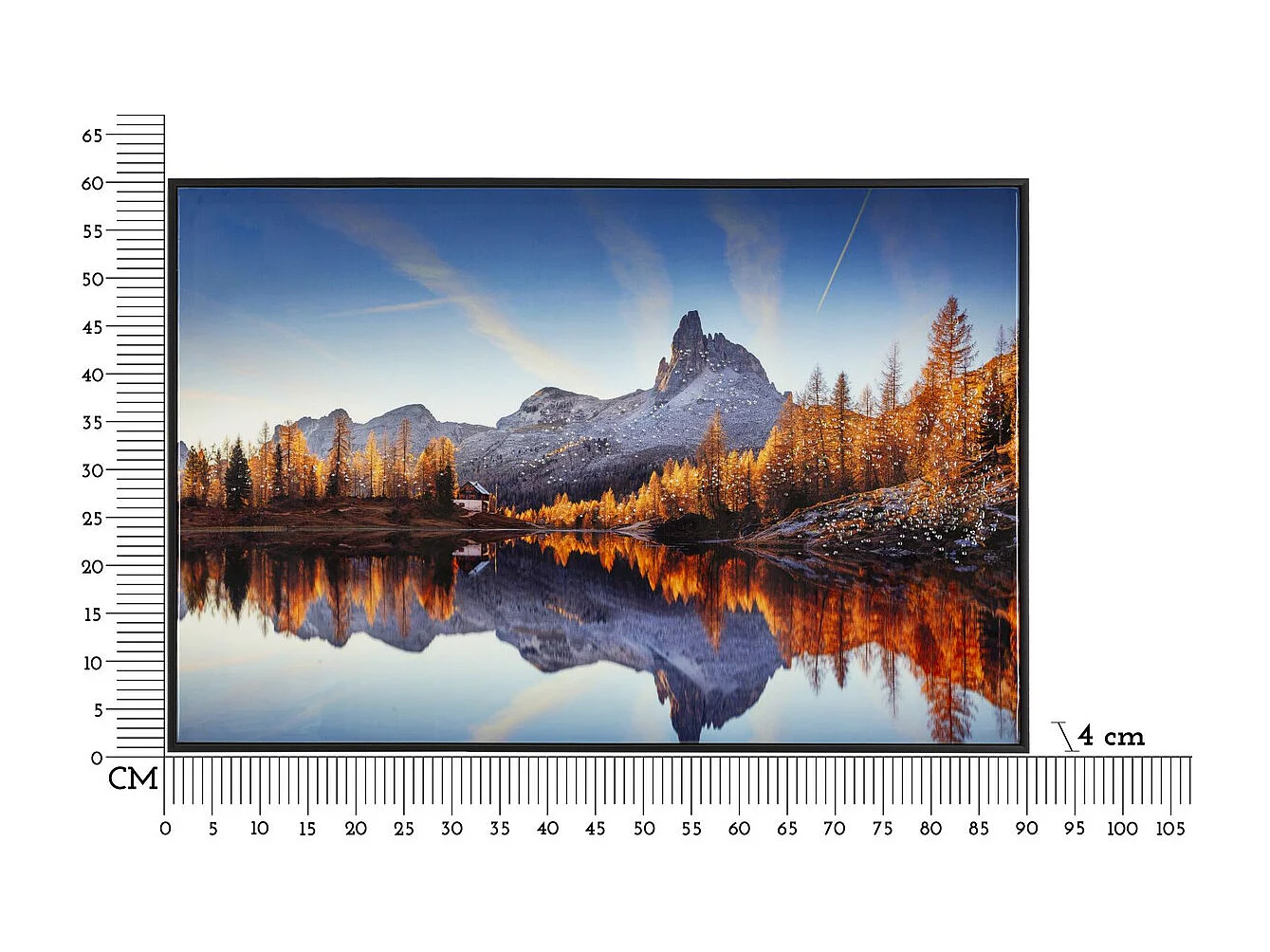 Wydruk na Płótnie z Ramą Alba, Wielokolorowy, 90x4x60 cm, Seven Design