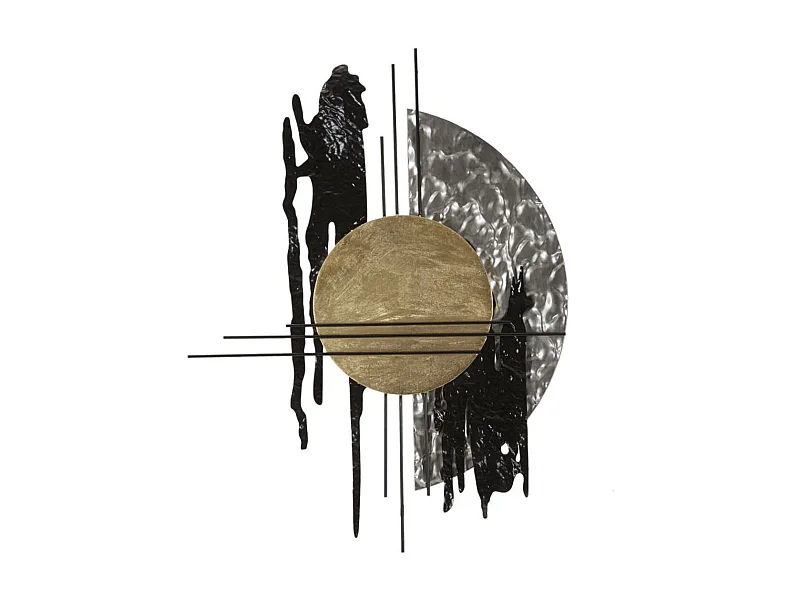 Metalowa Dekoracja 3D MF761, Wielokolorowy, 78x5x102 cm, Epikasa