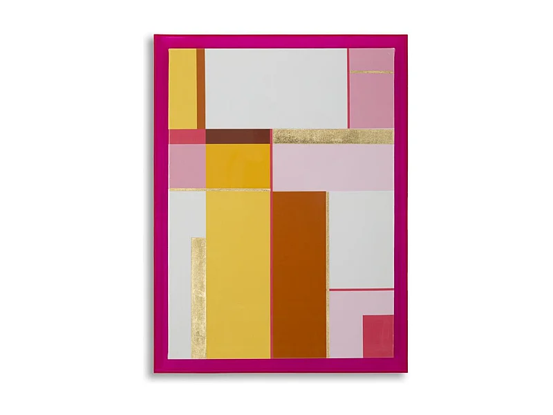 Impression sur Toile avec Cadre Psychédélique 1, Multicouleur, 60x3,3x80 cm, Epikasa