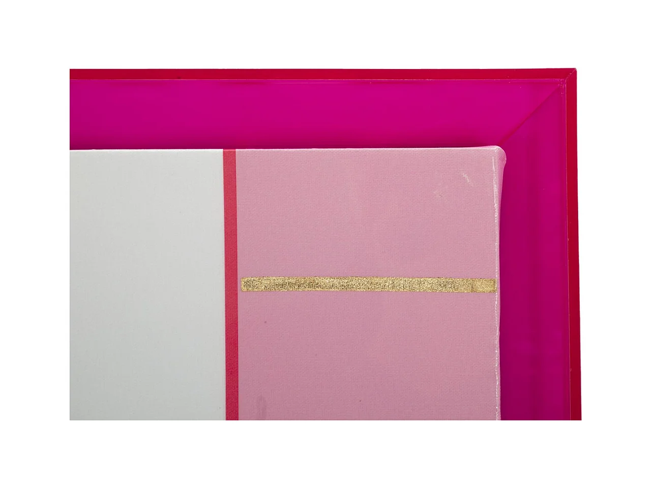 Impression sur Toile avec Cadre Psychédélique 1, Multicouleur, 60x3,3x80 cm, Seven Design