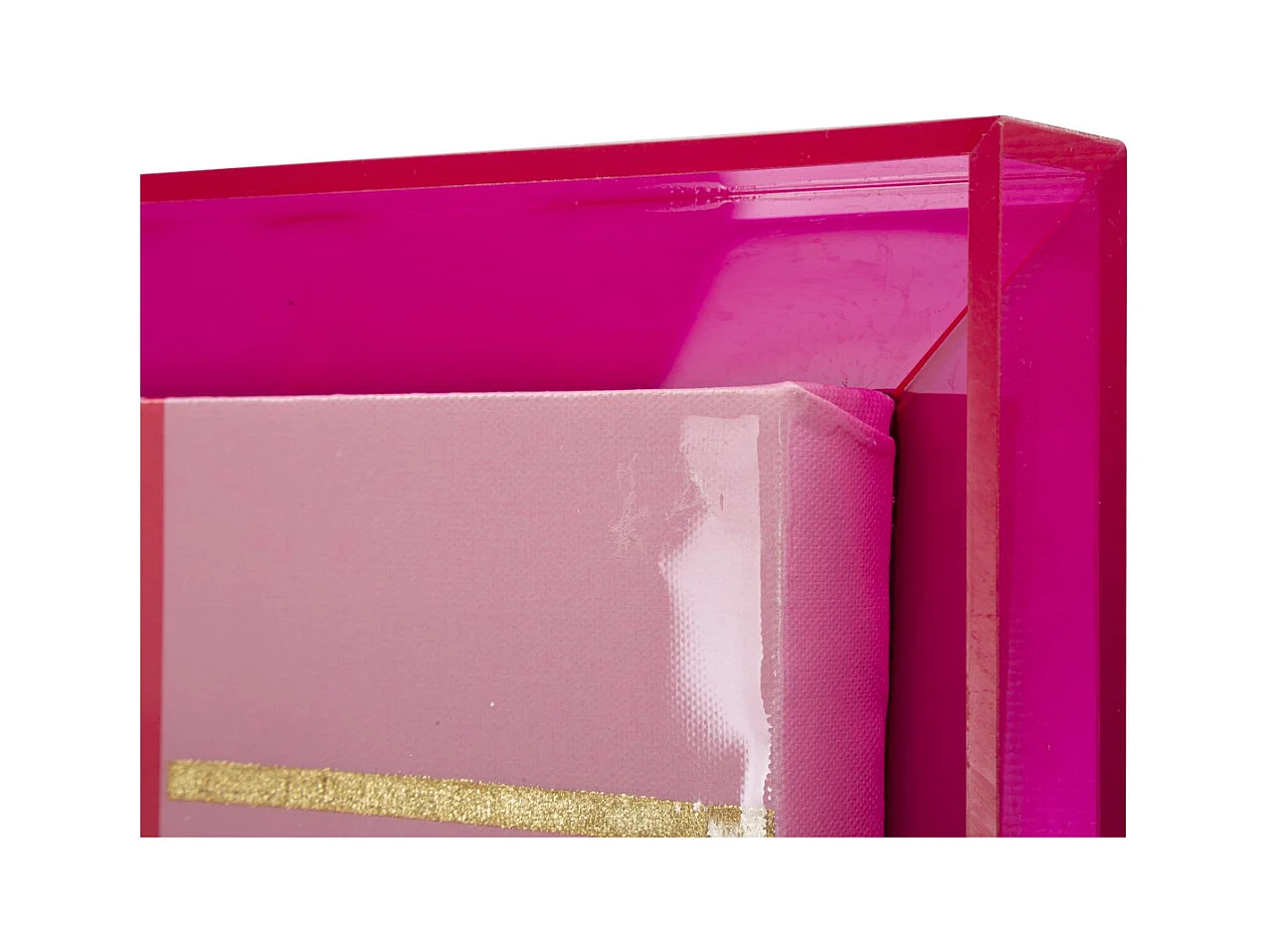 Impression sur Toile avec Cadre Psychédélique 1, Multicouleur, 60x3,3x80 cm, Epikasa