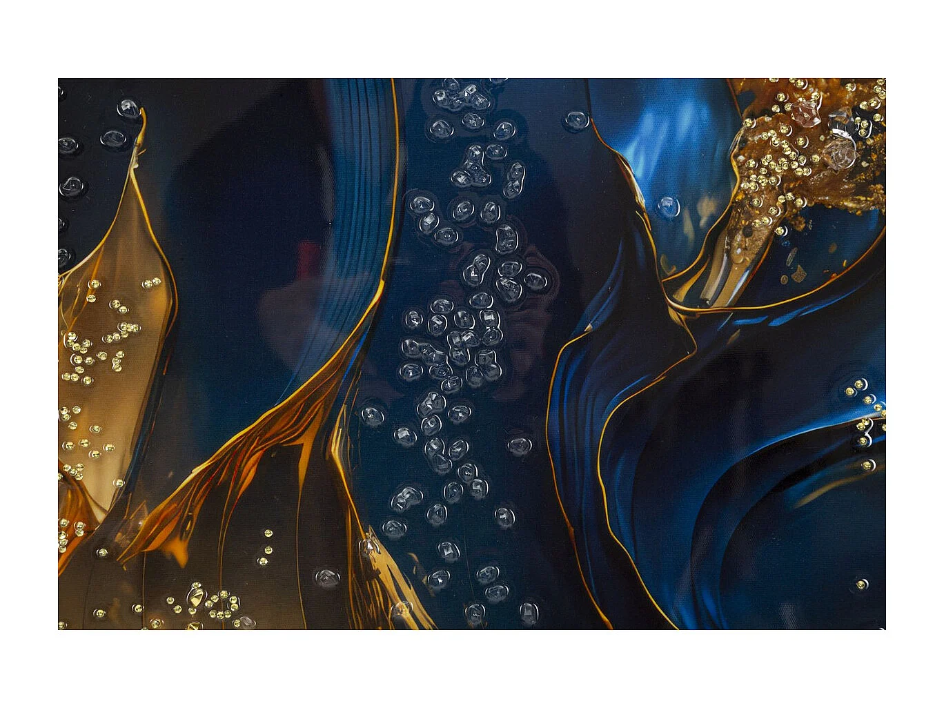 Wydruk na Płótnie z Ramą Marmur 1, Wielokolorowy, 60x4x90 cm, Seven Design