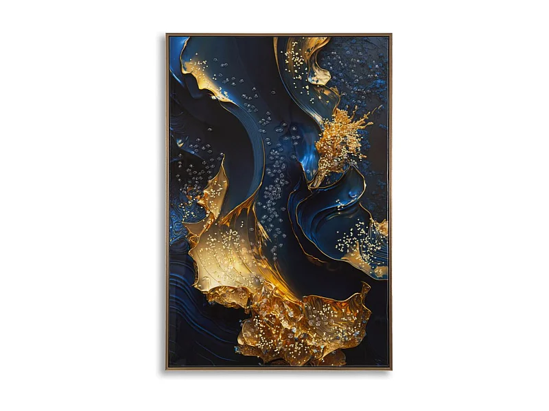 Wydruk na Płótnie z Ramą Marmur 1, Wielokolorowy, 60x4x90 cm, Seven Design