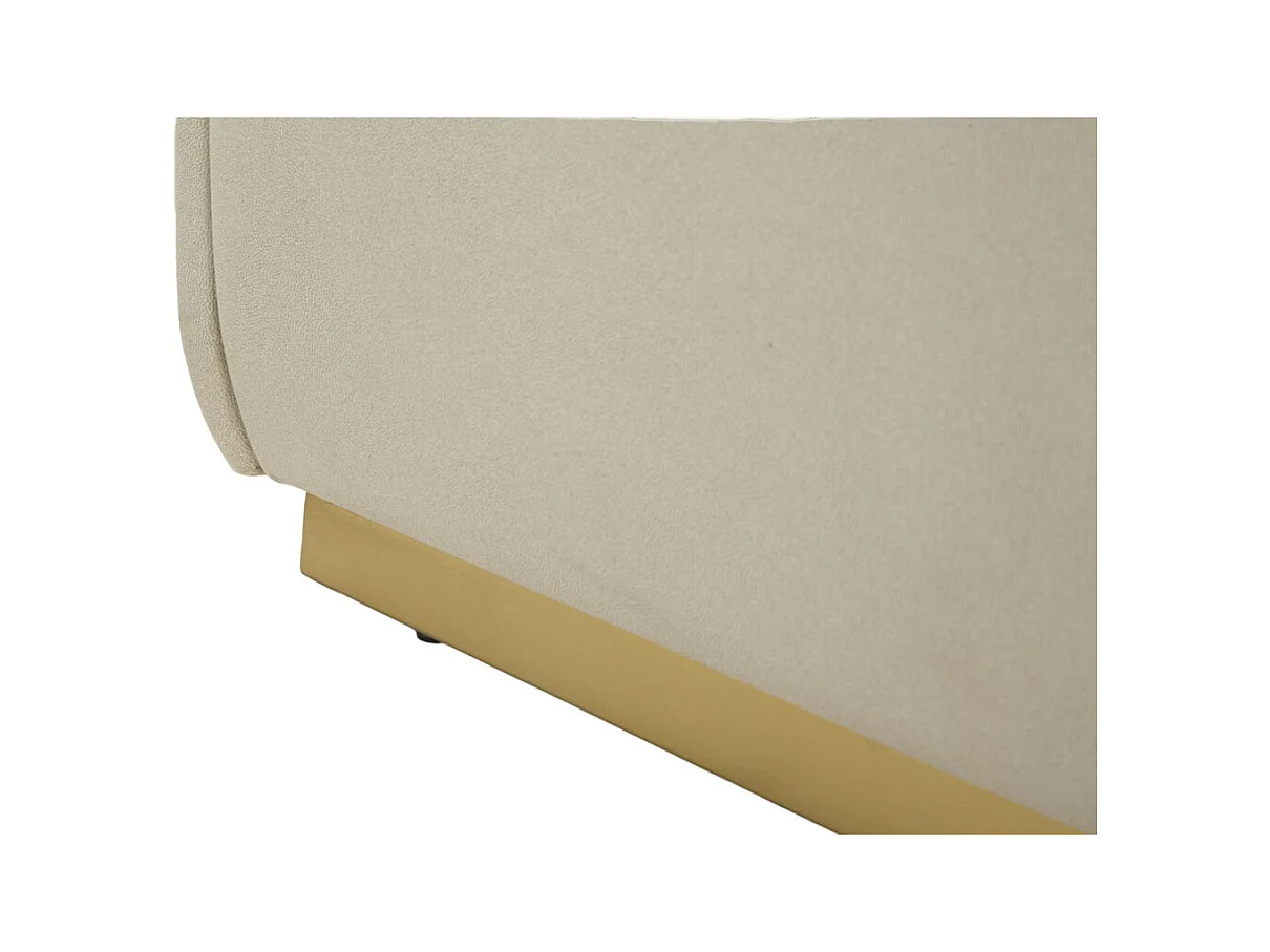 Panca con Portaoggetti MF766, Beige, 130x45x45 cm, Epikasa