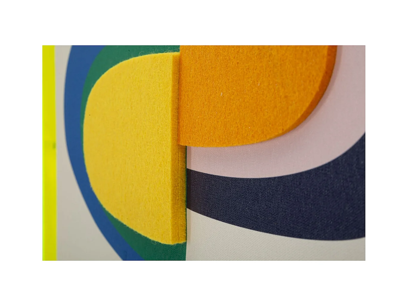 Impression sur Toile avec Cadre Psychédélique 6, Multicouleur, 50x3,3x70 cm, Seven Design