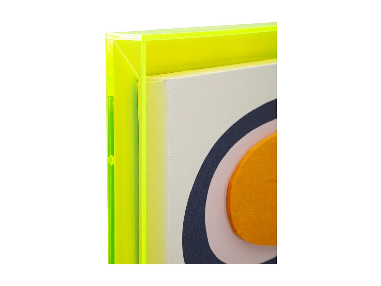 Impression sur Toile avec Cadre Psychédélique 6, Multicouleur, 50x3,3x70 cm, Seven Design