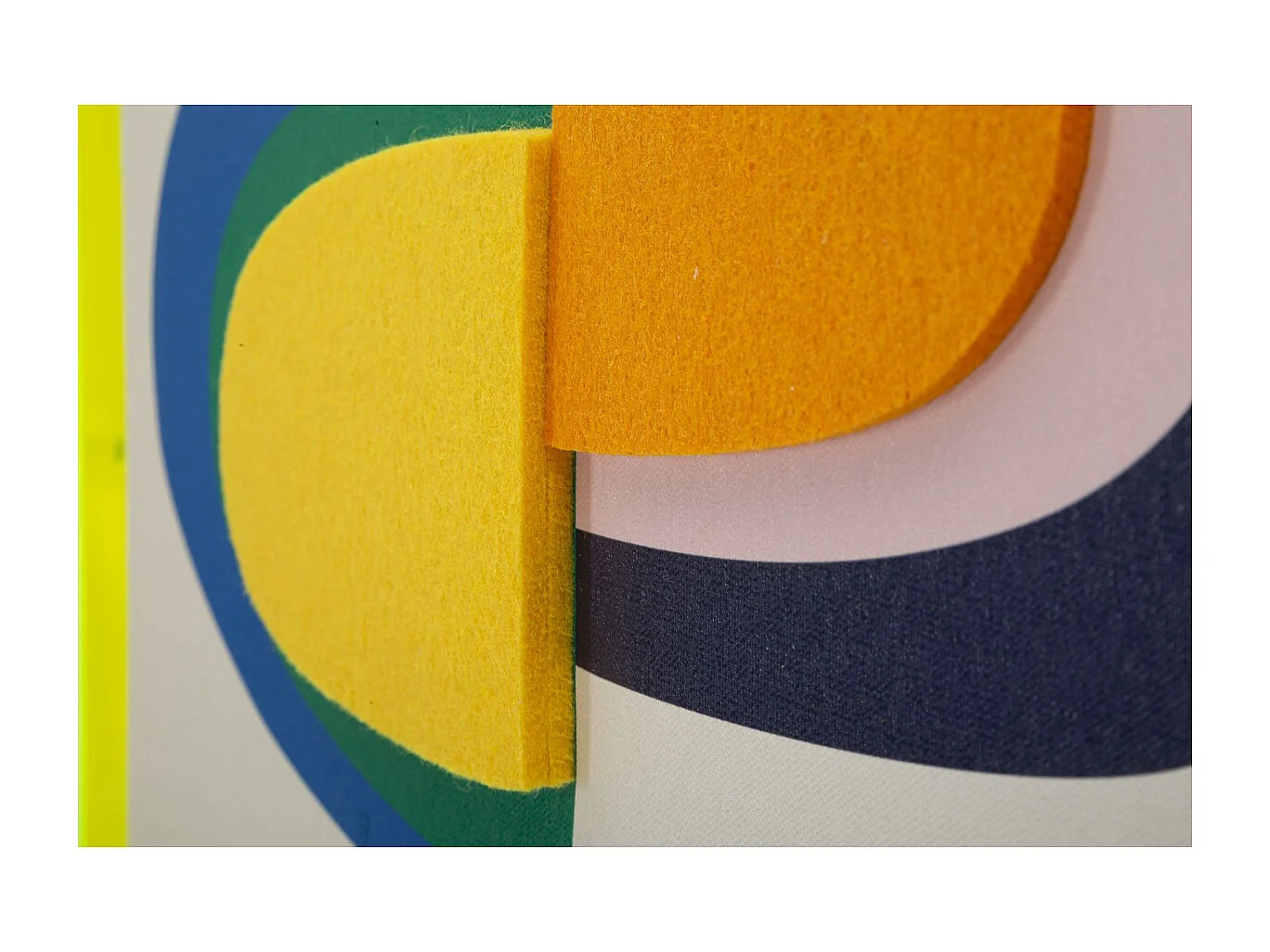 Impression sur Toile avec Cadre Psychédélique 6, Multicouleur, 50x3,3x70 cm, Seven Design