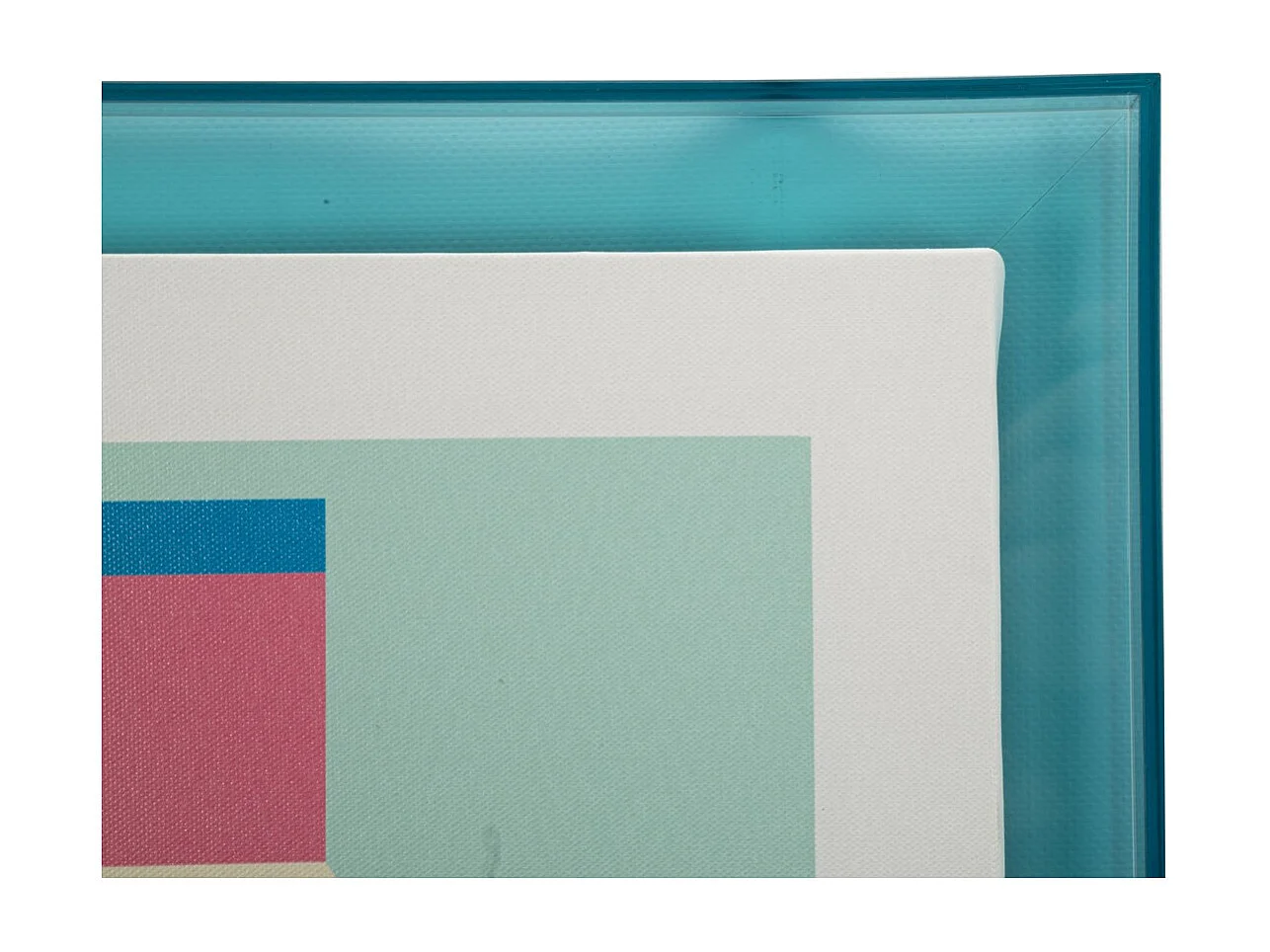 Impression sur Toile avec Cadre Psychédélique 5, Multicouleur, 50x3,3x70 cm, Seven Design