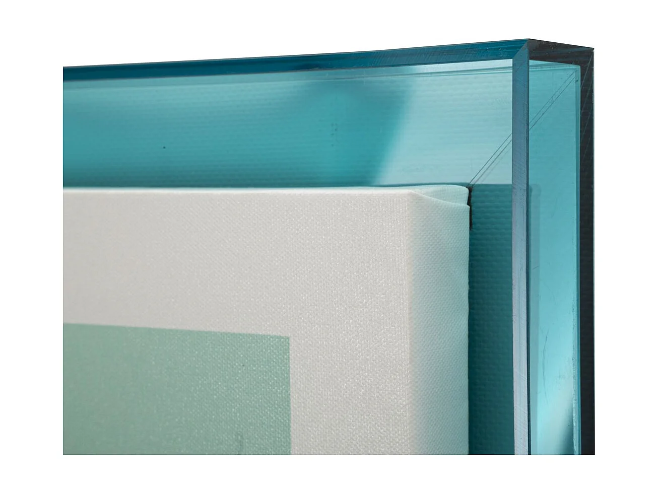 Impression sur Toile avec Cadre Psychédélique 5, Multicouleur, 50x3,3x70 cm, Seven Design