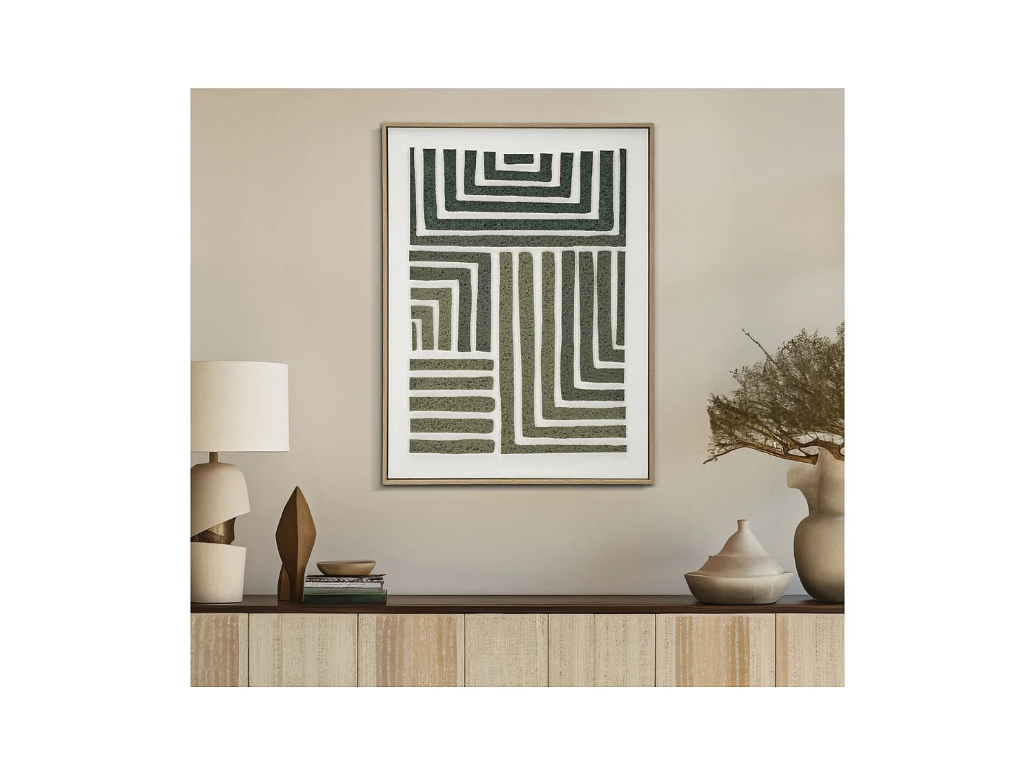 Impression sur Toile avec Cadre MF785, Multicouleur, 60x2,9x80 cm, Epikasa