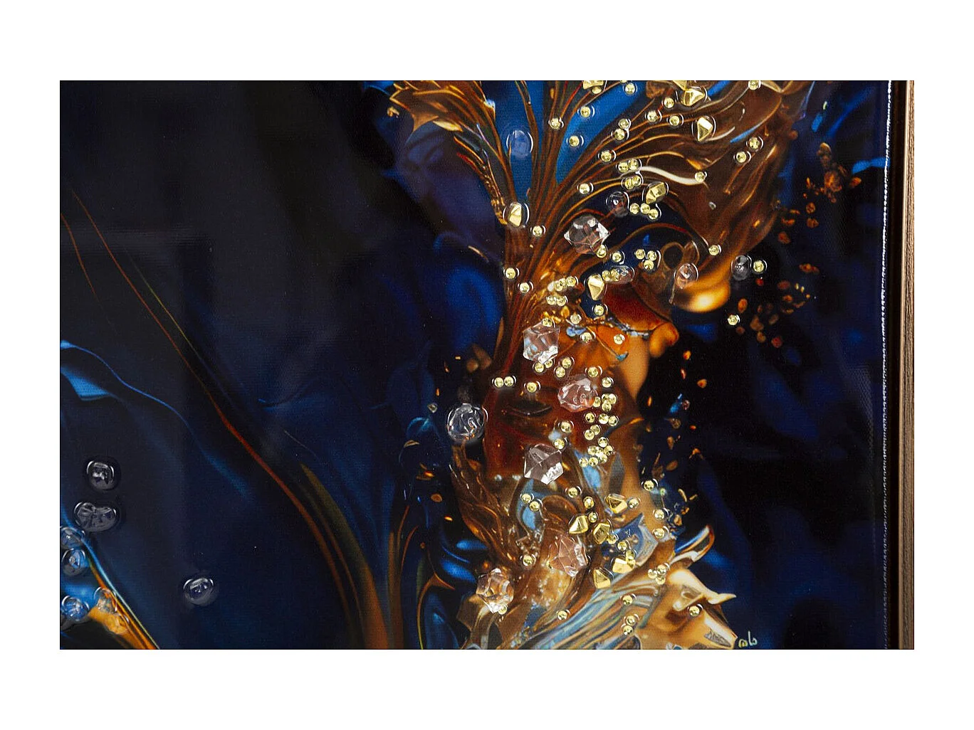 Impresión sobre Lienzo con Marco Mármol, Multicolor, 60x4x90 cm, Seven Design