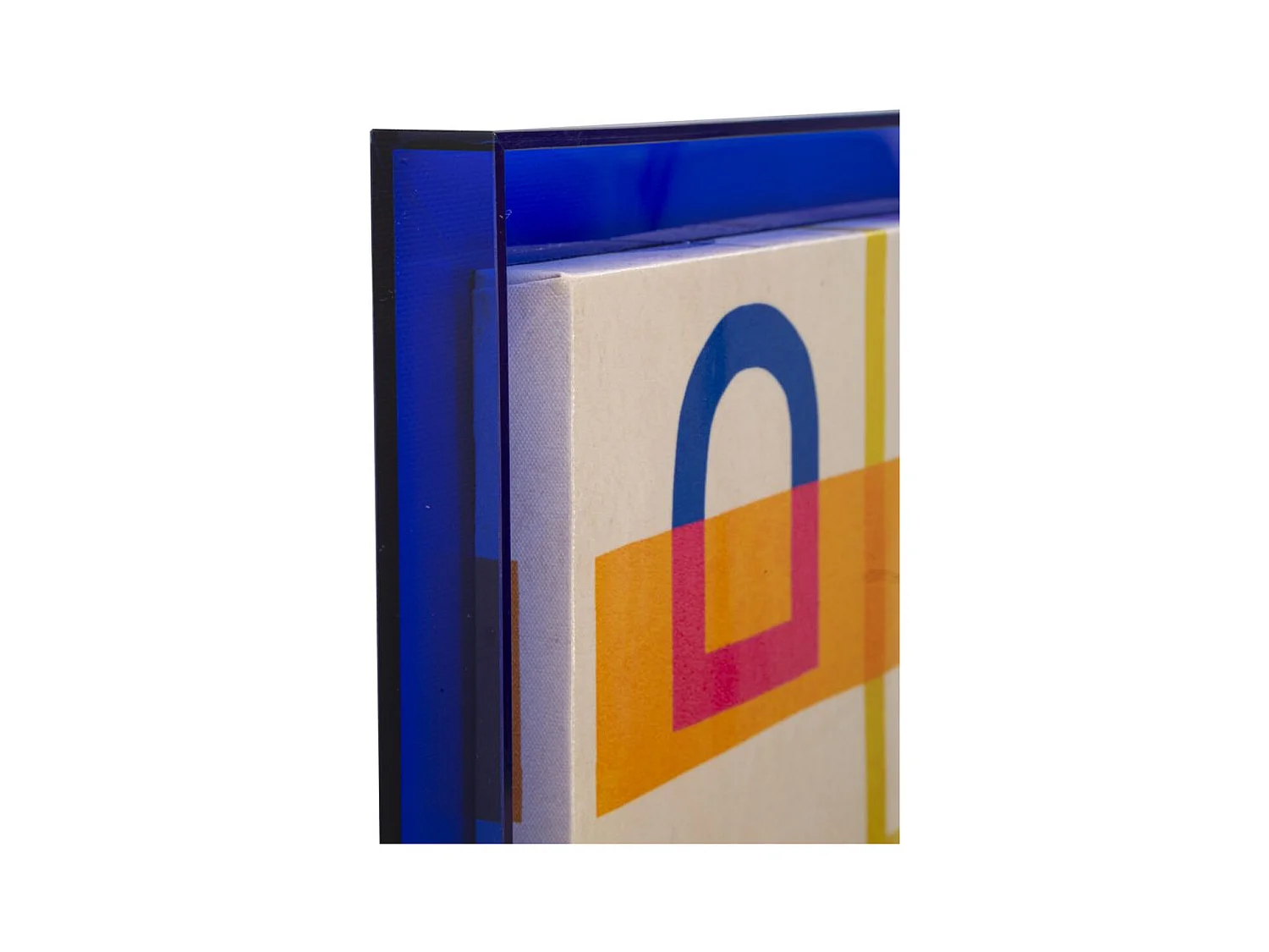 Impression sur Toile avec Cadre Psychédélique 3, Multicouleur, 60x3,3x80 cm, Seven Design