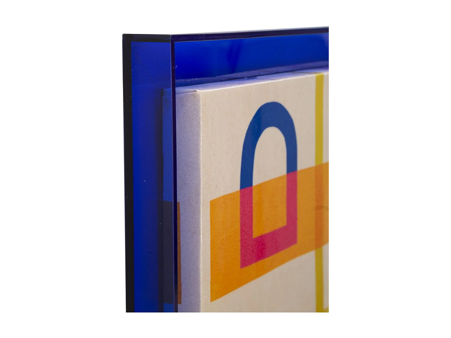 Impression sur Toile avec Cadre Psychédélique 3, Multicouleur, 60x3,3x80 cm, Seven Design