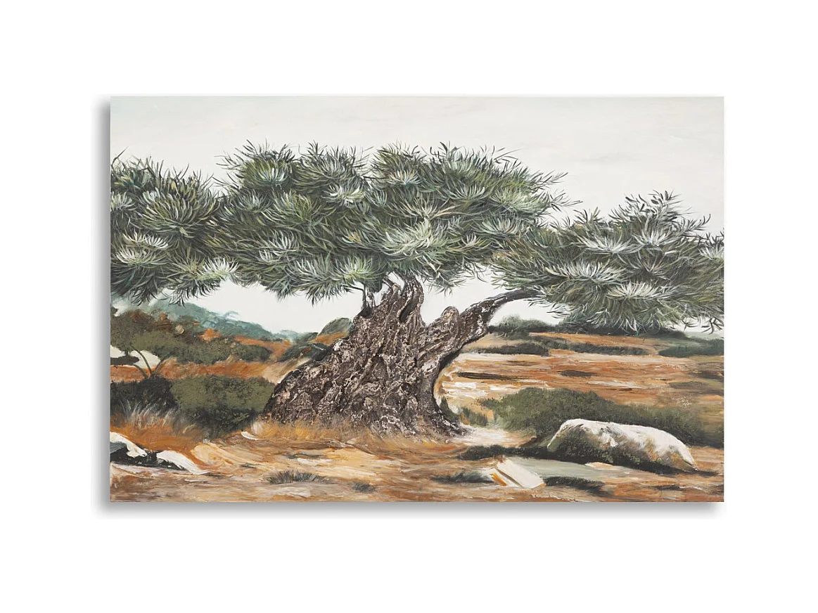 Impression sur Toile Arbre 1, Multicouleur, 120x3,8x80 cm, Seven Design