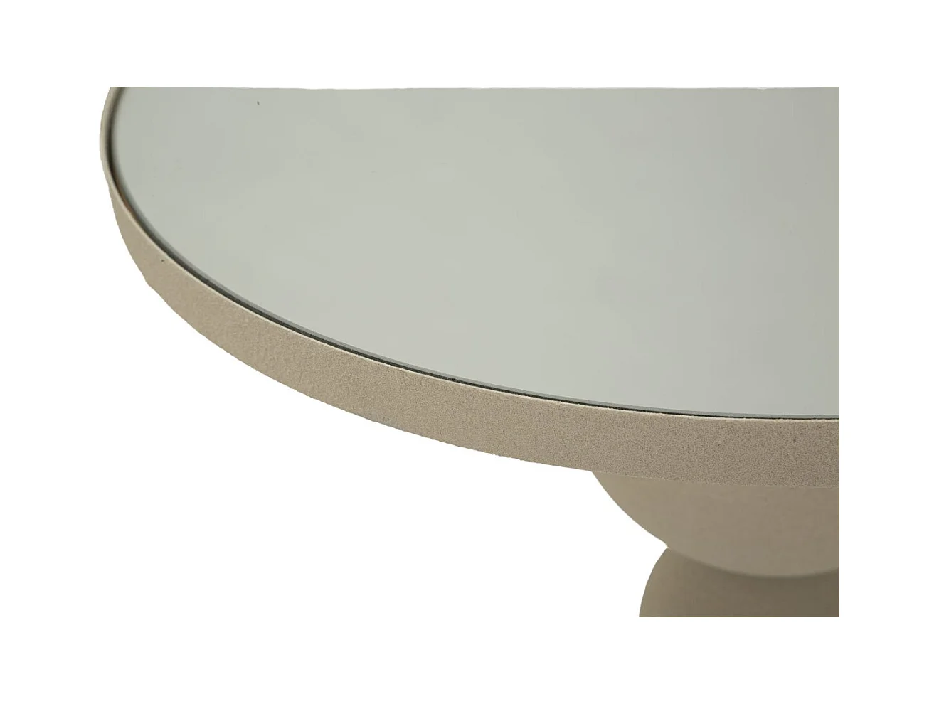 Table d'Appoint MF799, Beige, 40,5x40,5x42 cm, Seven Design