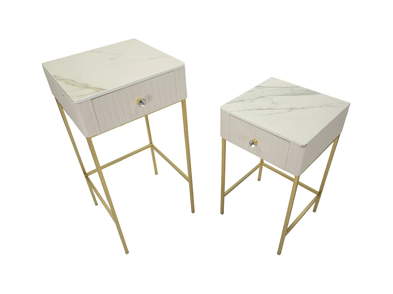 Set Tavolo e Sgabelli MF771, Beige, 45x45x90 cm, Epikasa