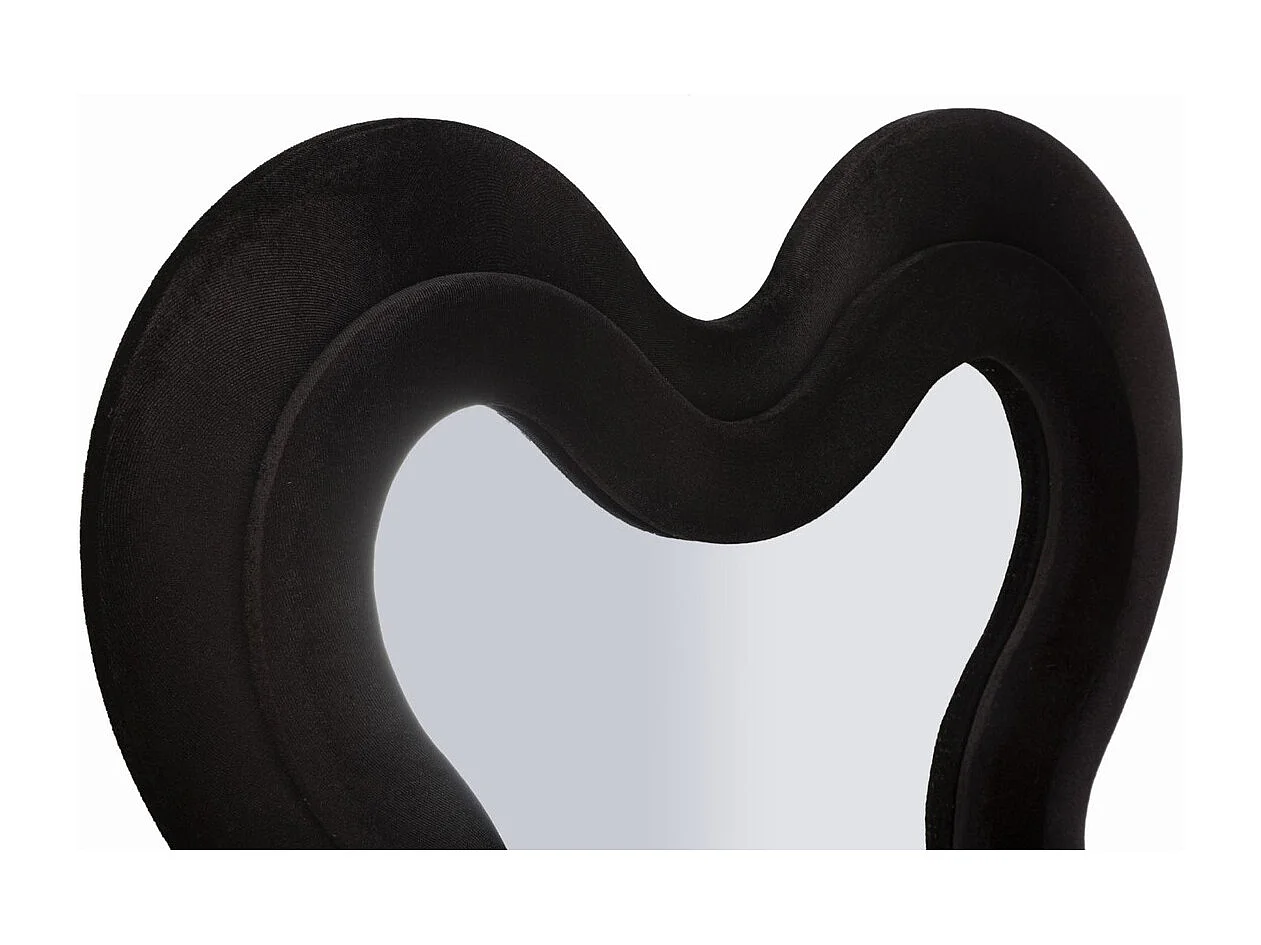 Miroir avec Cadre Vague 5, Noir, 58x4x160 cm, Epikasa