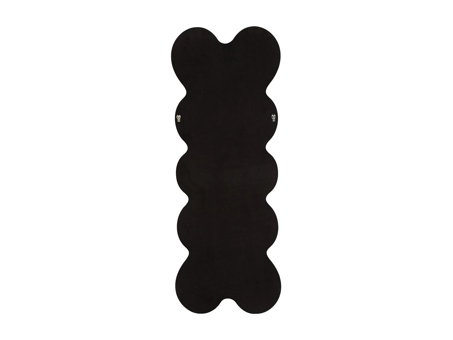 Miroir avec Cadre Vague 5, Noir, 58x4x160 cm, Epikasa