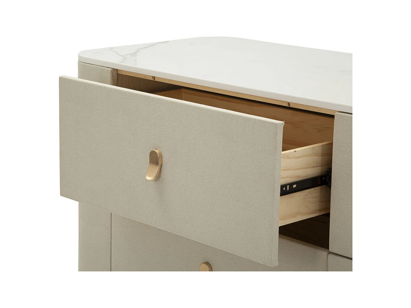 Cassettiera MF752, Beige, 140x45x76 cm, Seven Design