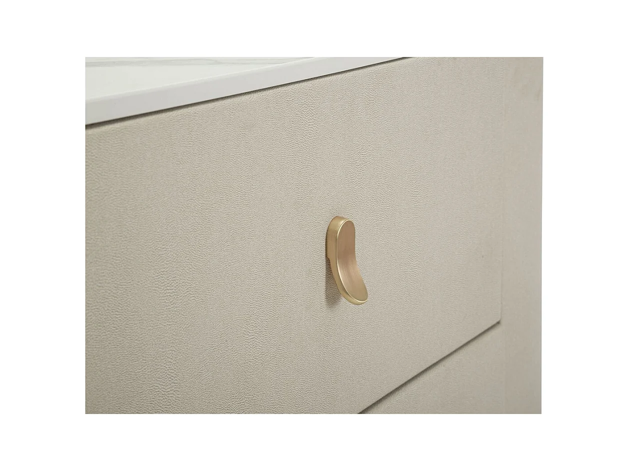 Cassettiera MF752, Beige, 140x45x76 cm, Seven Design