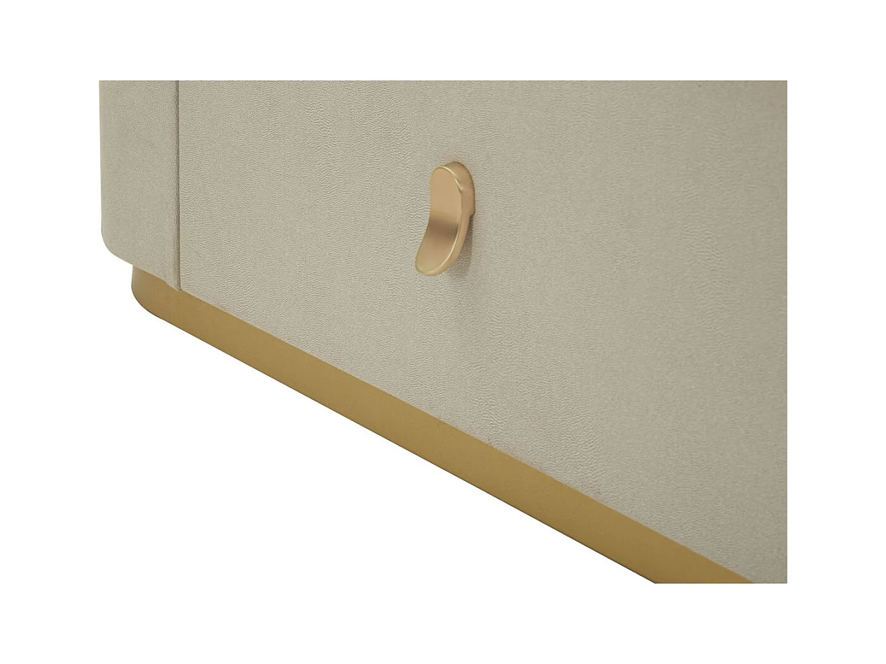 Cassettiera MF752, Beige, 140x45x76 cm, Seven Design