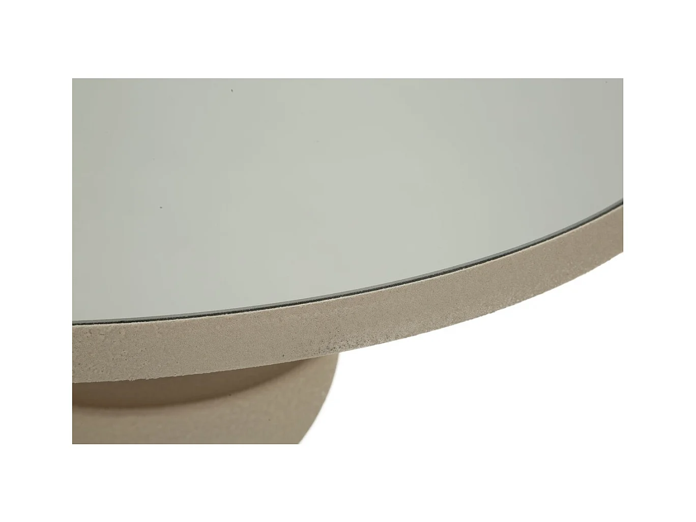 Table d'Appoint MF798, Beige, 45x45x49,5 cm, Seven Design