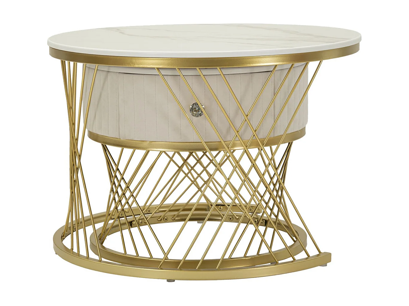 Koffietafel MF795, Beige, 70x70x48 cm, Epikasa