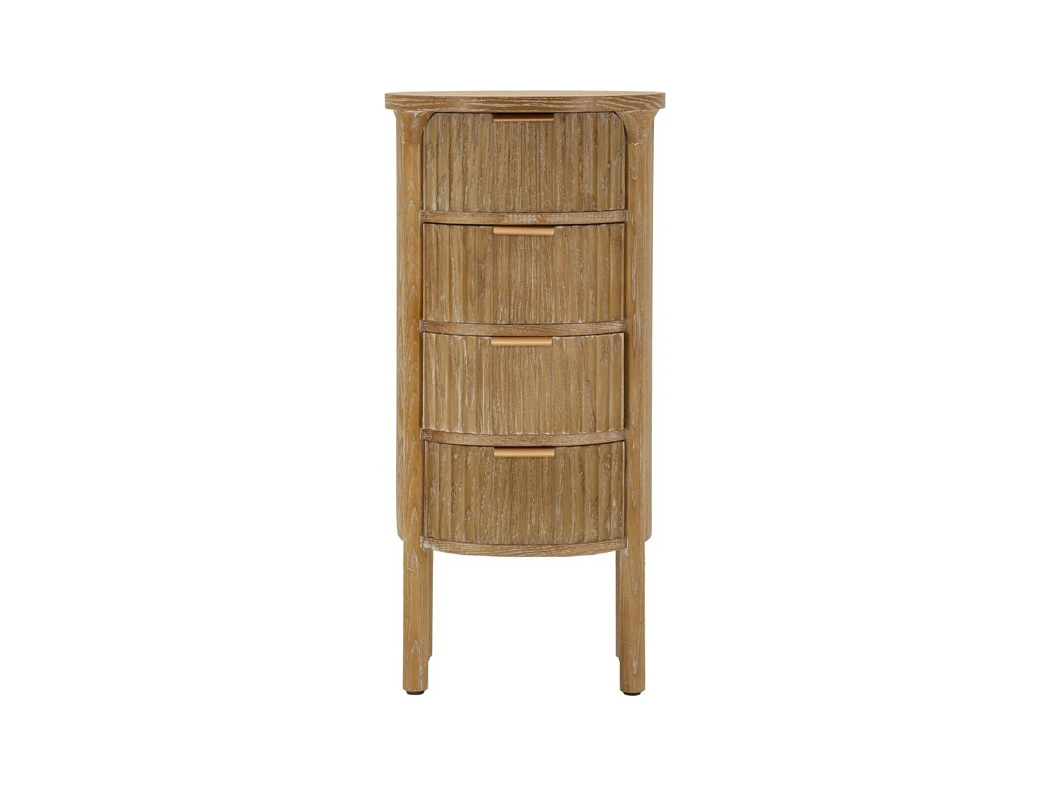 Commode à Tiroirs MF751, Marron, 38x33,5x82 cm, Seven Design