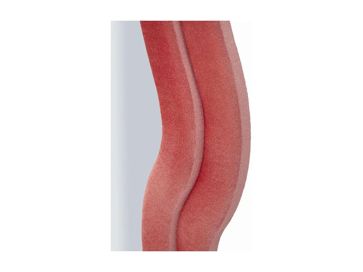 Specchio con Cornice Onda 2, Rosa, 60x6x160 cm, Epikasa