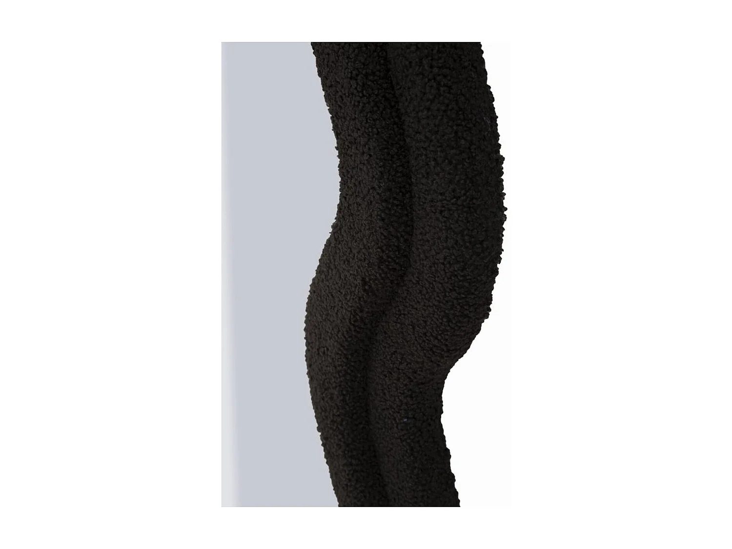 Lustro w Ramie Fala 3, Czarny, 60x4x160 cm, Epikasa