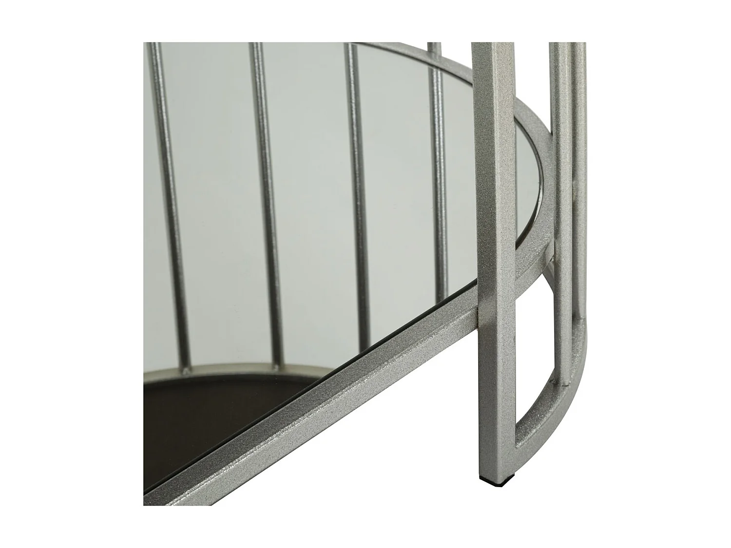 Stolik Kawowy MF793, Srebrny, 90x50x45 cm, Seven Design