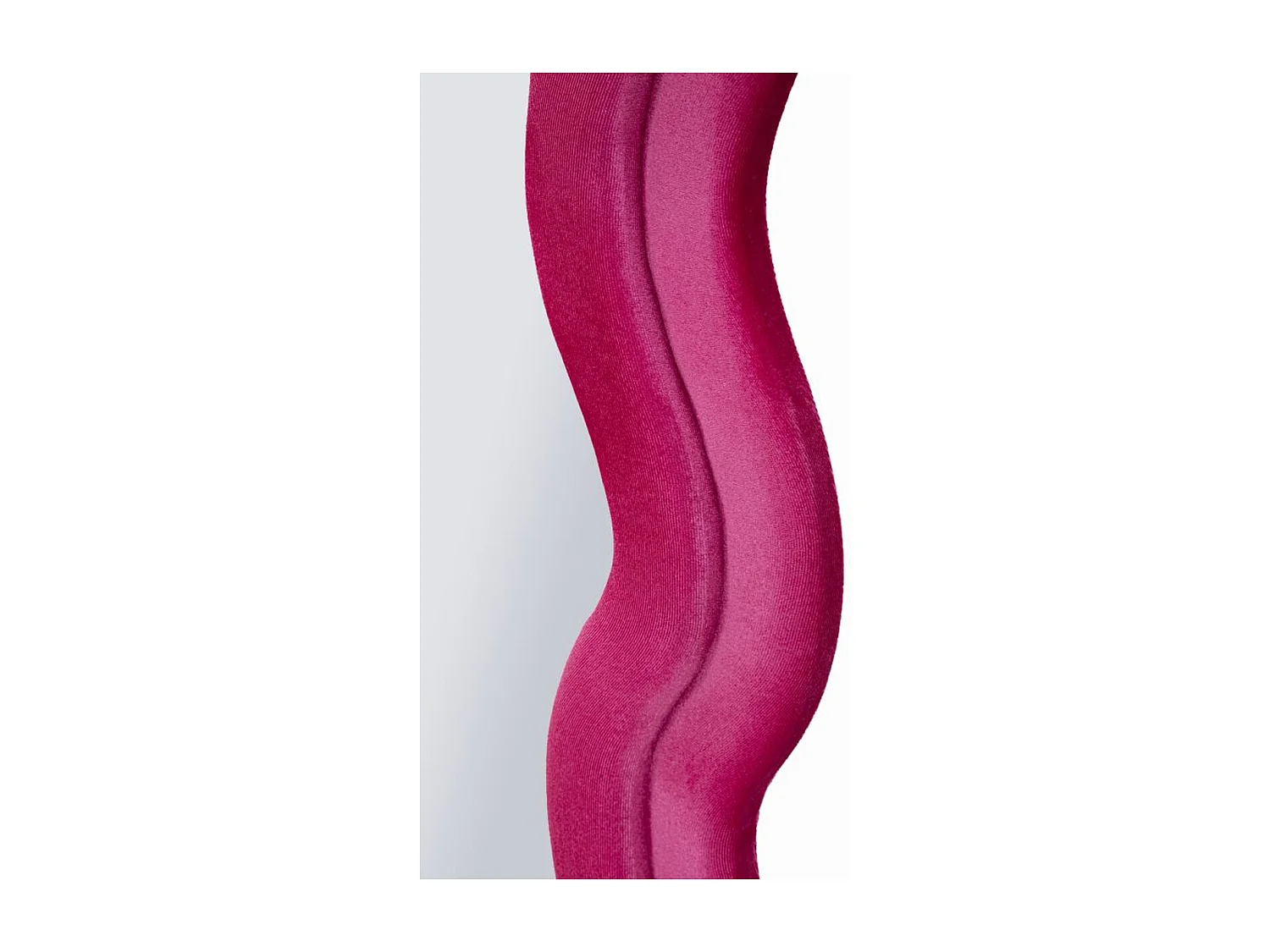 Specchio con Cornice Onda, Rosa, 60x4x160 cm, Epikasa