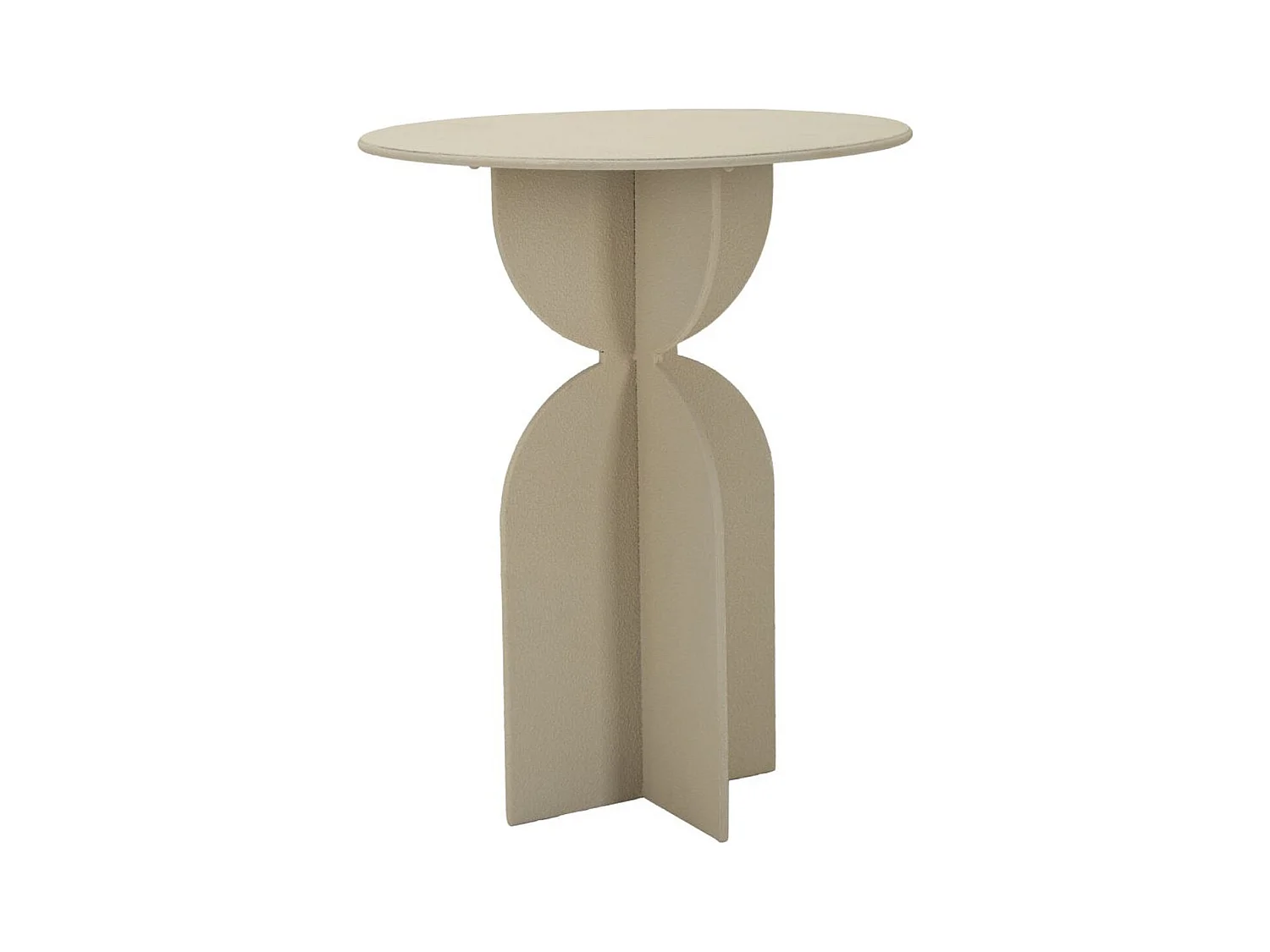 Table d'Appoint MF800, Beige, 45x45x58 cm, Seven Design