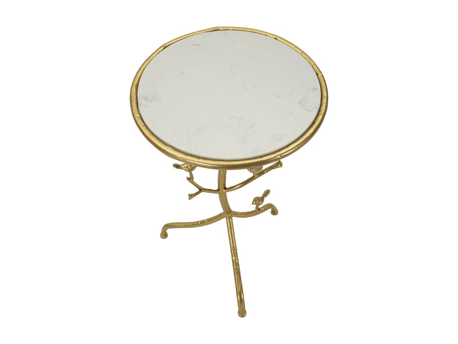 Mesa de Centro MF801, Oro, 38x38x60 cm, Seven Design