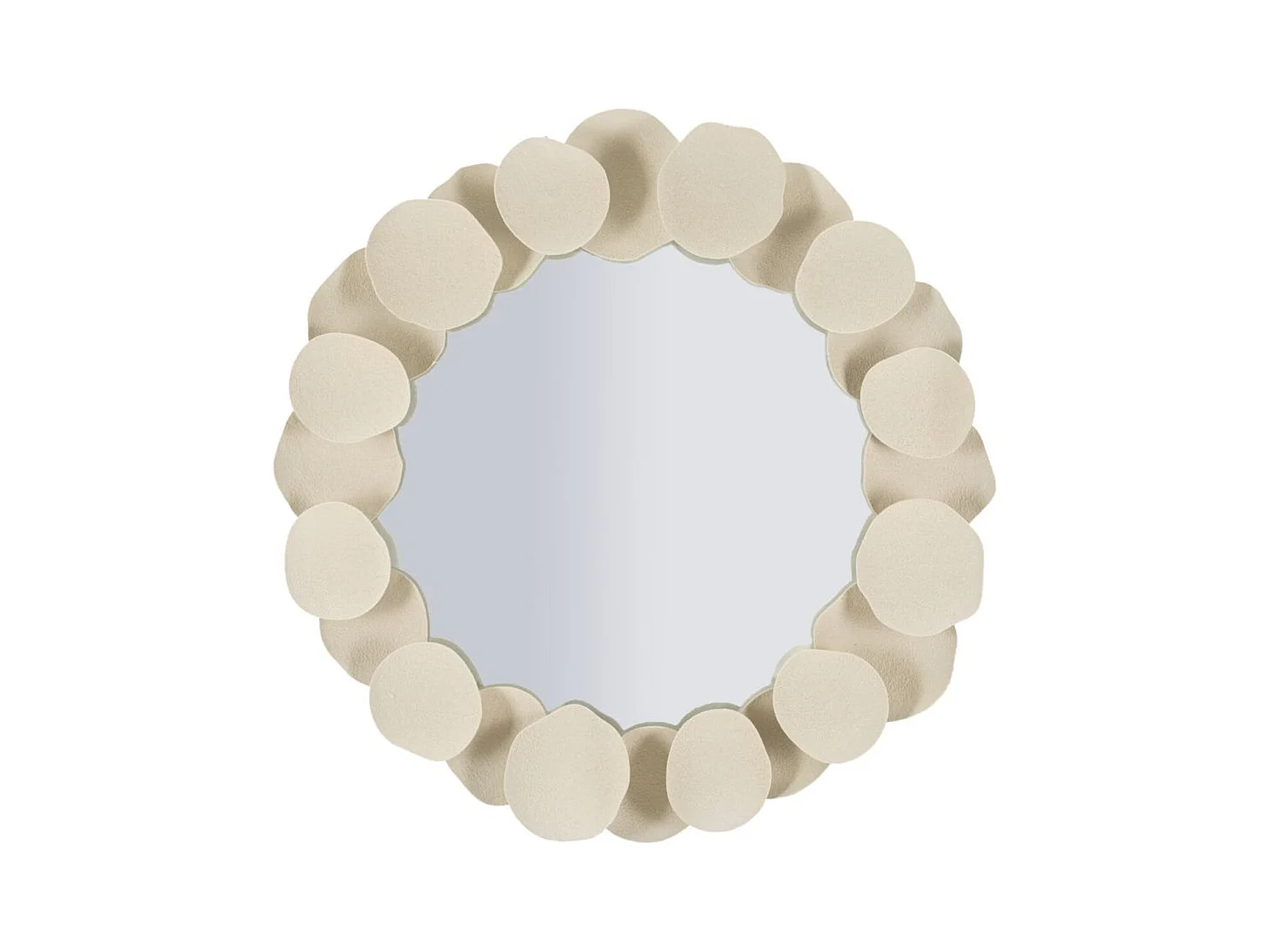 Miroir avec Cadre MF780, Beige, 85x7,5x85 cm, Seven Design