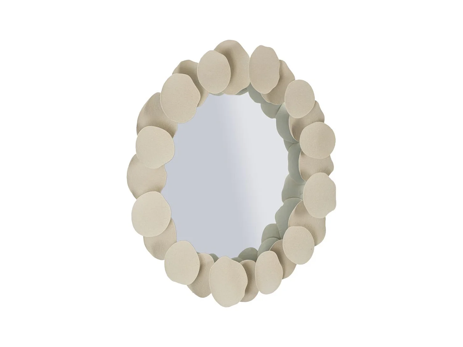 Miroir avec Cadre MF780, Beige, 85x7,5x85 cm, Seven Design