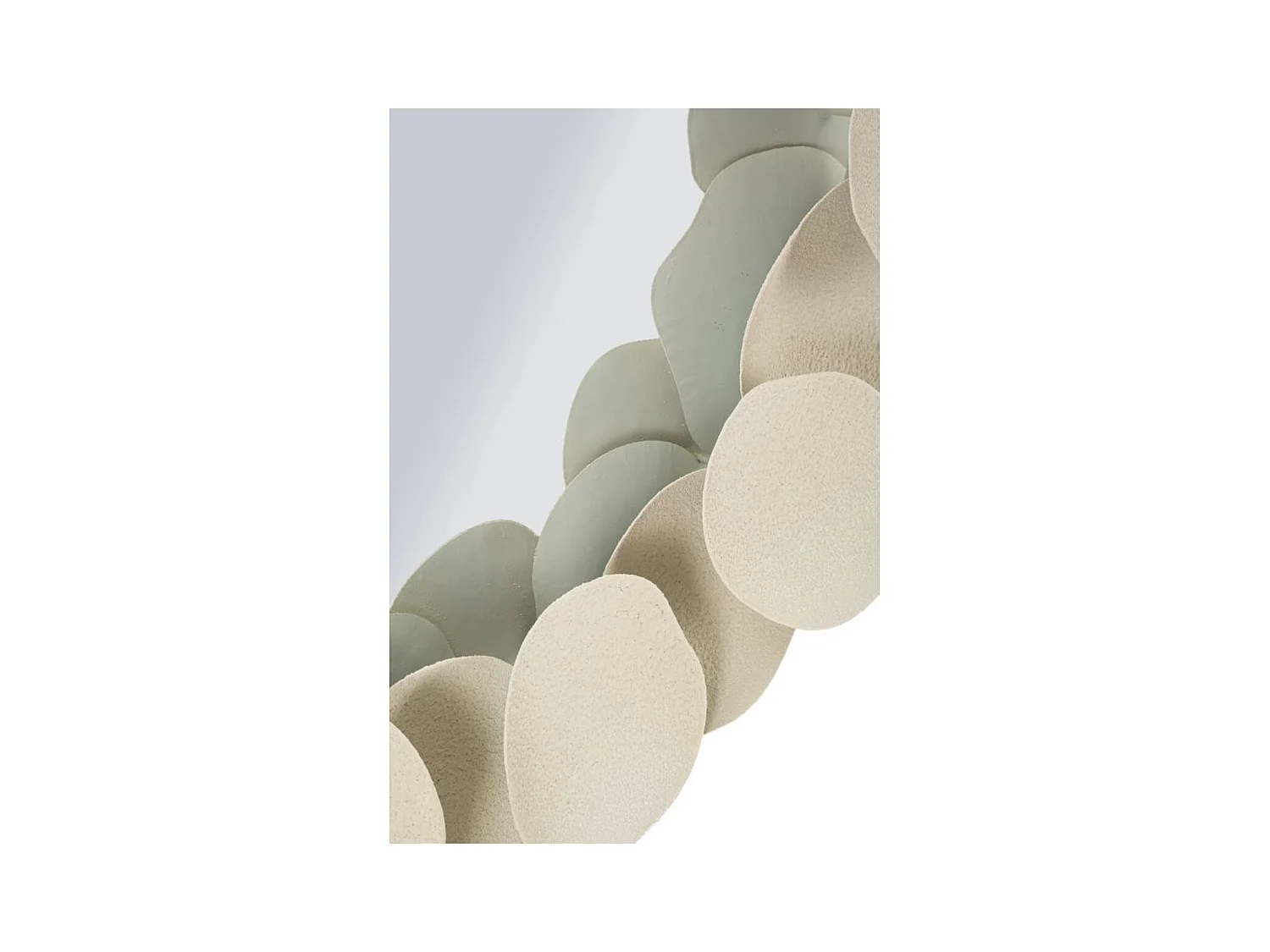 Miroir avec Cadre MF780, Beige, 85x7,5x85 cm, Seven Design