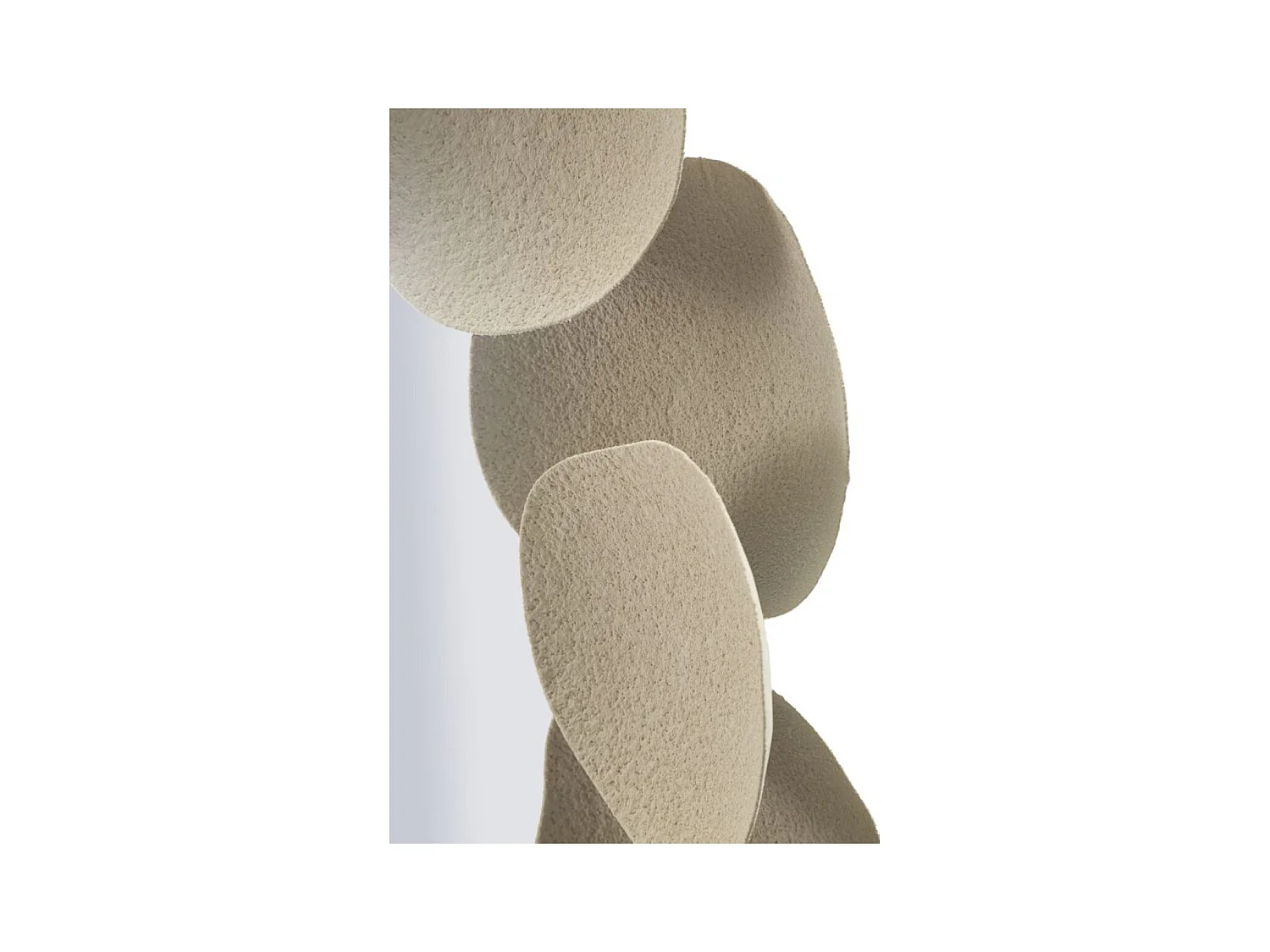 Miroir avec Cadre MF780, Beige, 85x7,5x85 cm, Seven Design