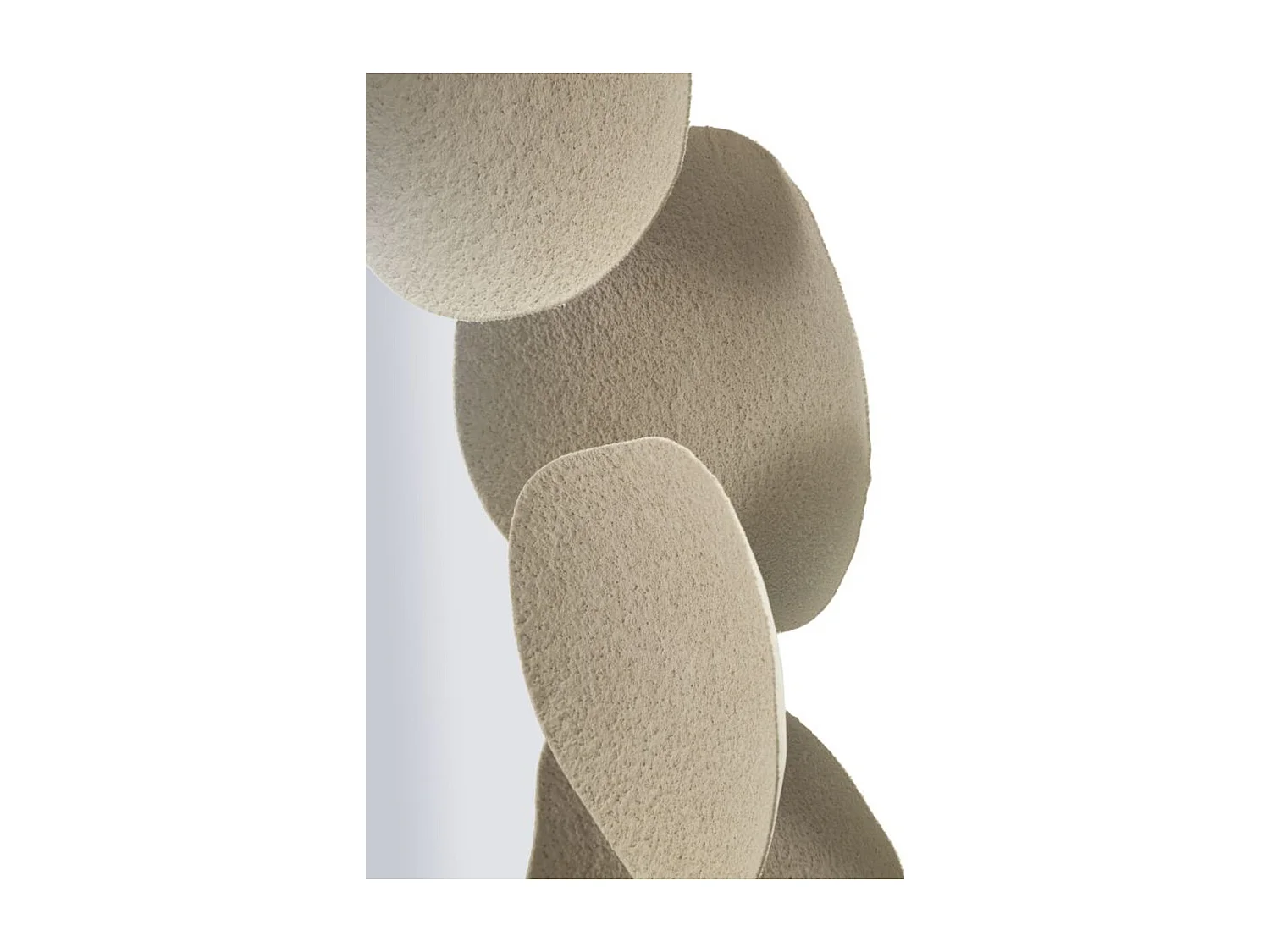 Lustro w Ramie MF780, Beżowy, 85x7,5x85 cm, Seven Design