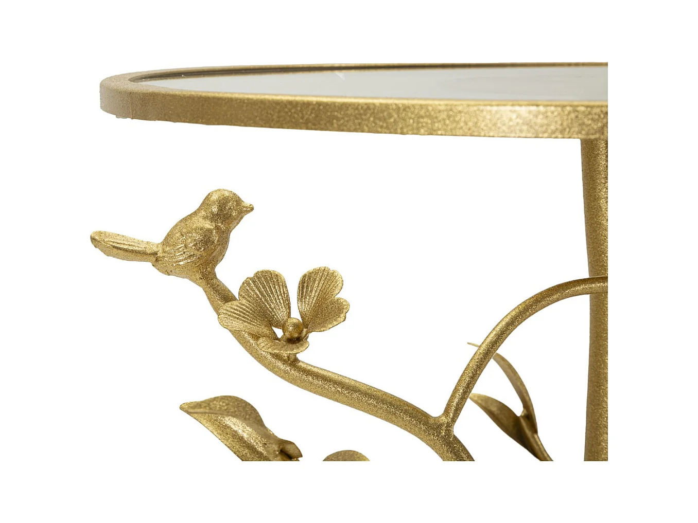 Table d'Appoint MF804, Or, 38x38x60 cm, Epikasa