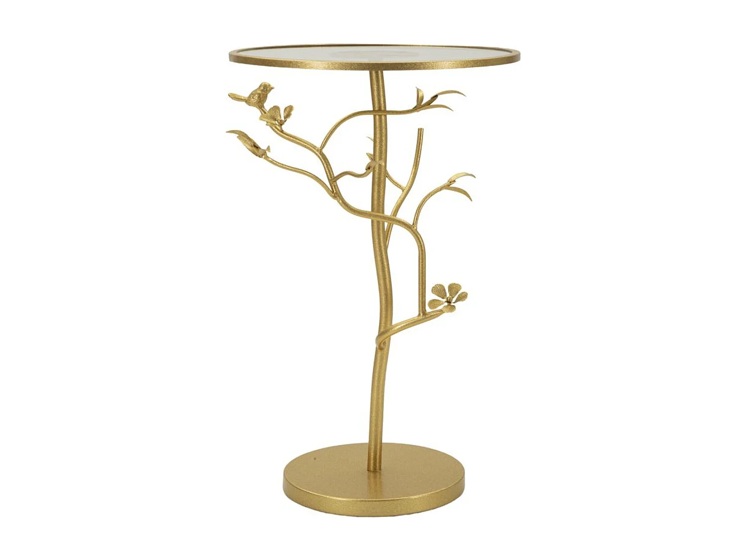Mesa de Centro MF804, Oro, 38x38x60 cm, Seven Design
